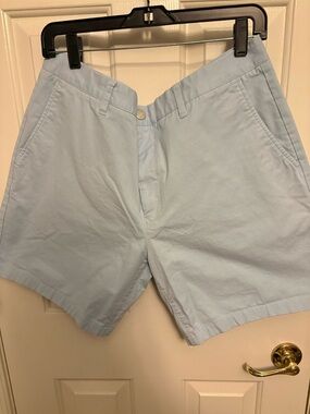 Bonobos Light Blue Flat Front Chino Shorts